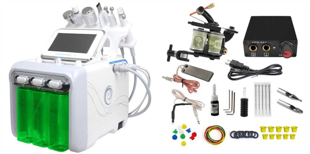 beauty machine and tatoo supplies in guangzhou market