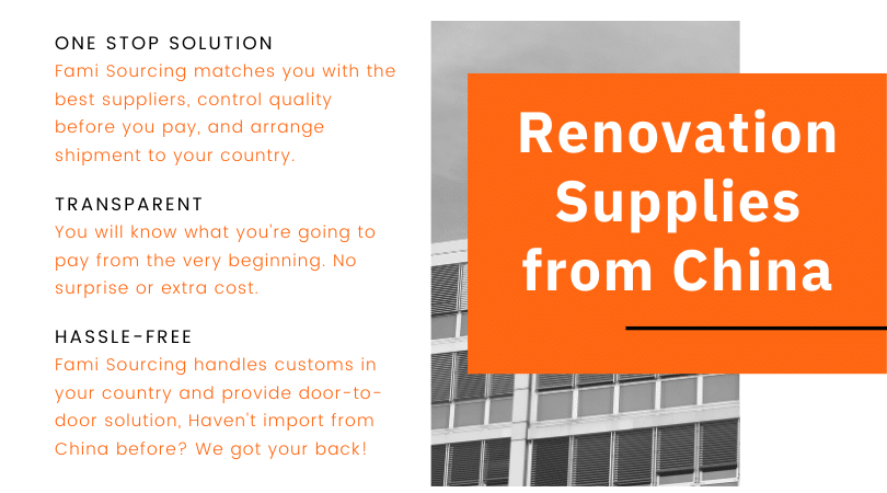 how to renovate a house cheaply with help of Guangzhou Foshan Sourcing Agent