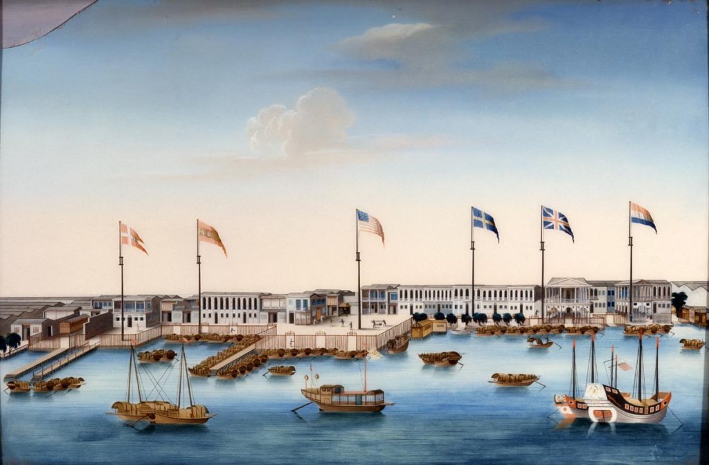 Guangzhou, China, 1805 A.D.